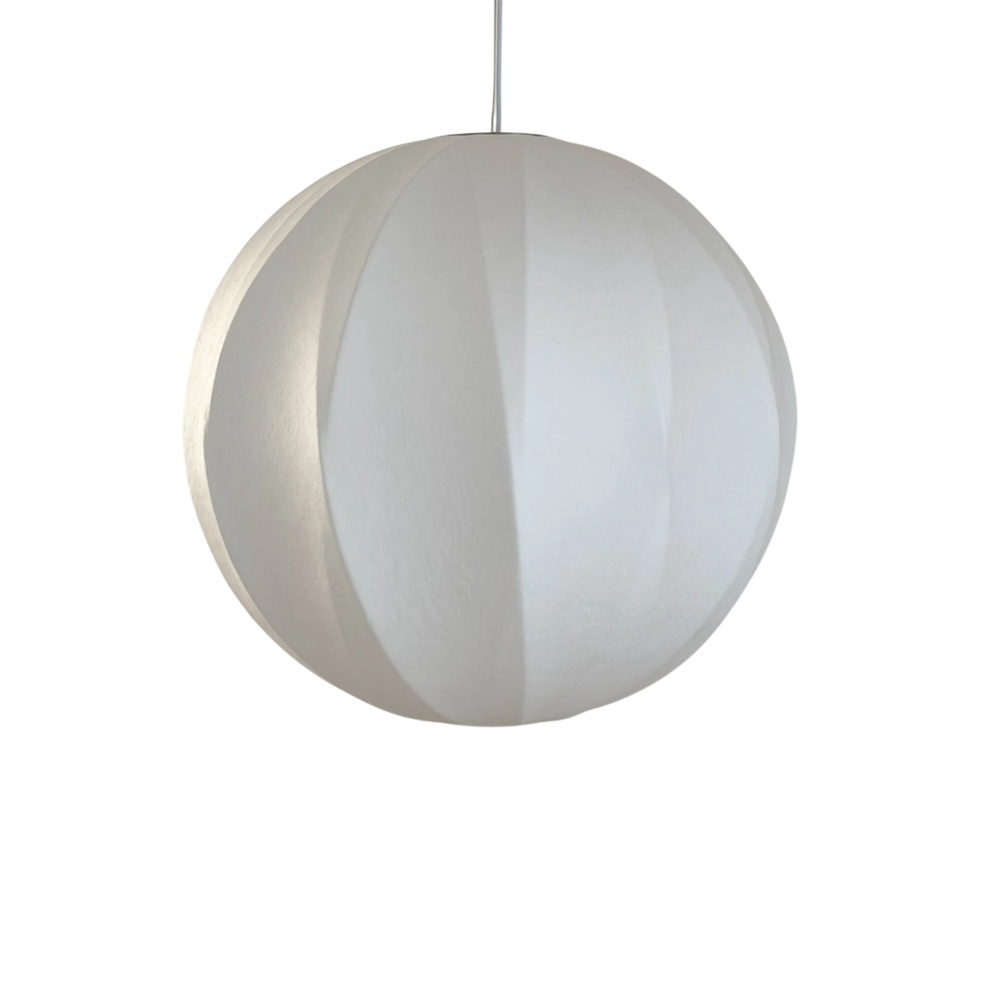 Witte Ronde Bol Hanglamp Hamar - Japandi Design