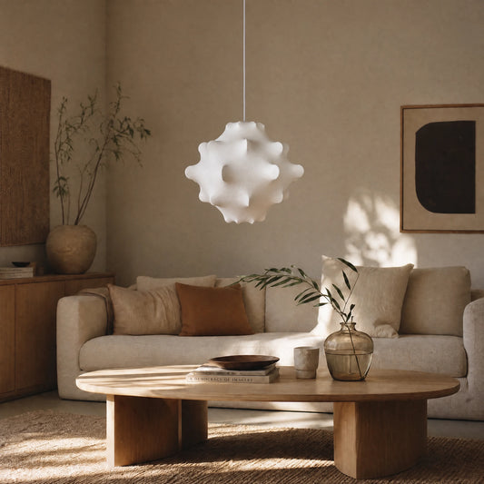 Witte Design Hanglamp Mandal - Japandi Design
