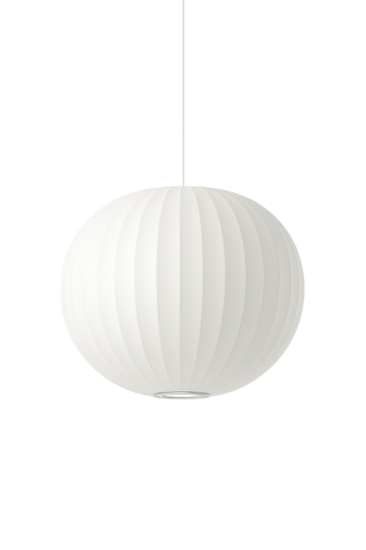 Witte Ronde Bol Hanglamp Vardo – Japandi Design