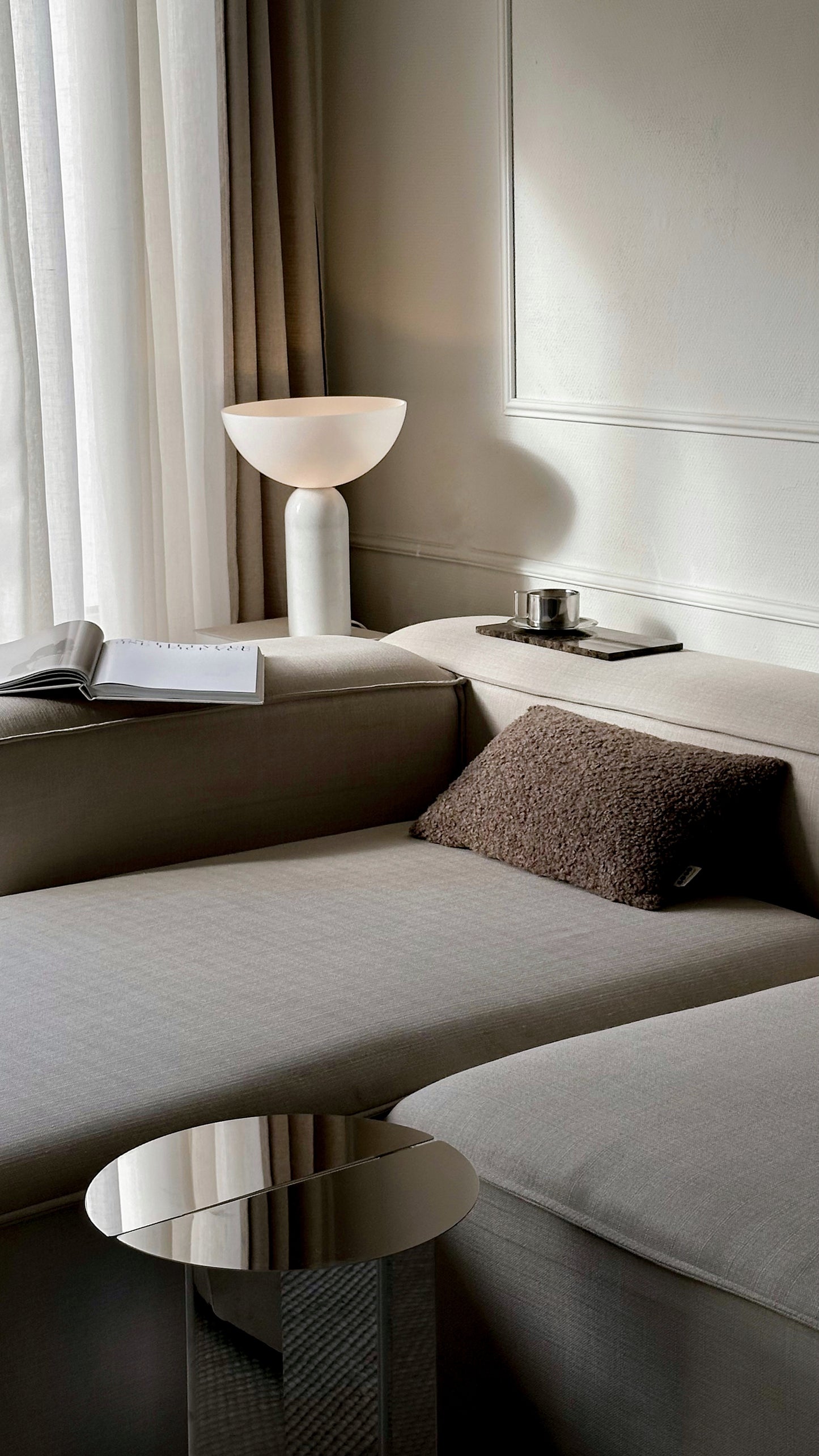 Marmeren Paddestoel Design Tafellamp Alta - Modern Design