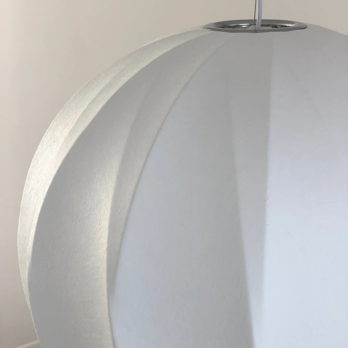 Witte Ronde Bol Hanglamp Hamar - Japandi Design