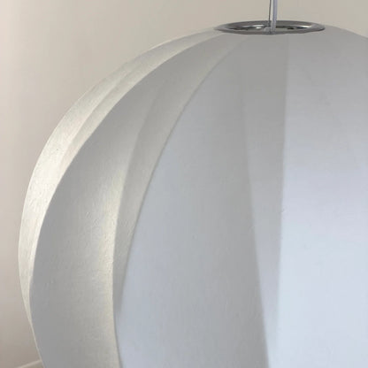 Witte Ronde Bol Hanglamp Hamar - Japandi Design