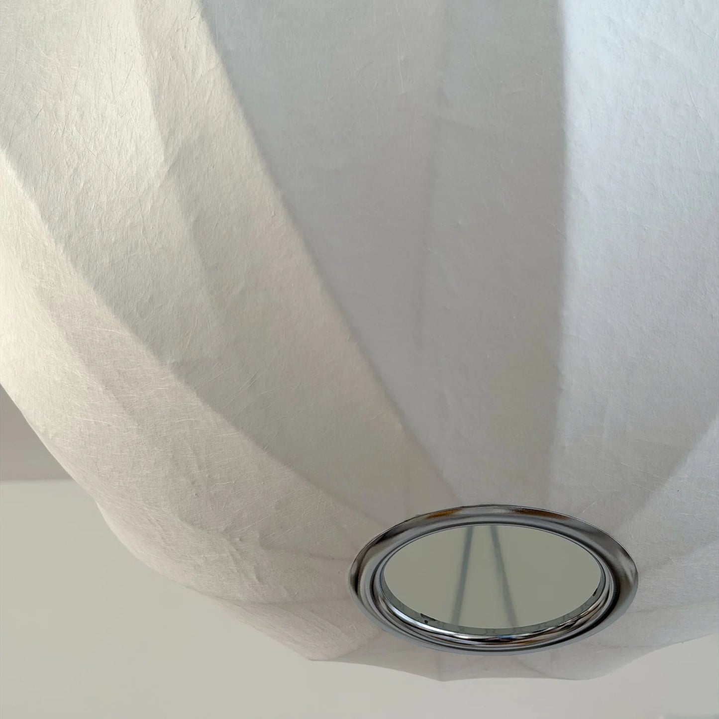 Witte Ronde Bol Hanglamp Hamar - Japandi Design