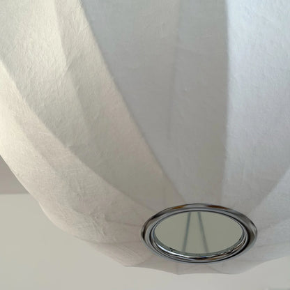 Witte Ronde Bol Hanglamp Hamar - Japandi Design