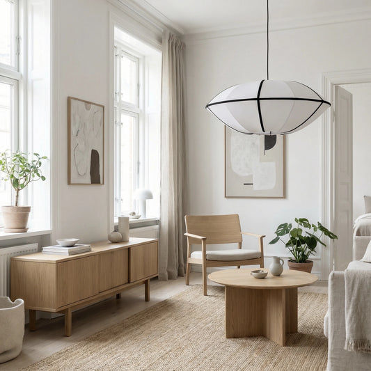 Ovale Hanglamp Harstad - Japandi Design