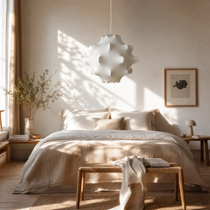 Witte Design Hanglamp Mandal - Japandi Design