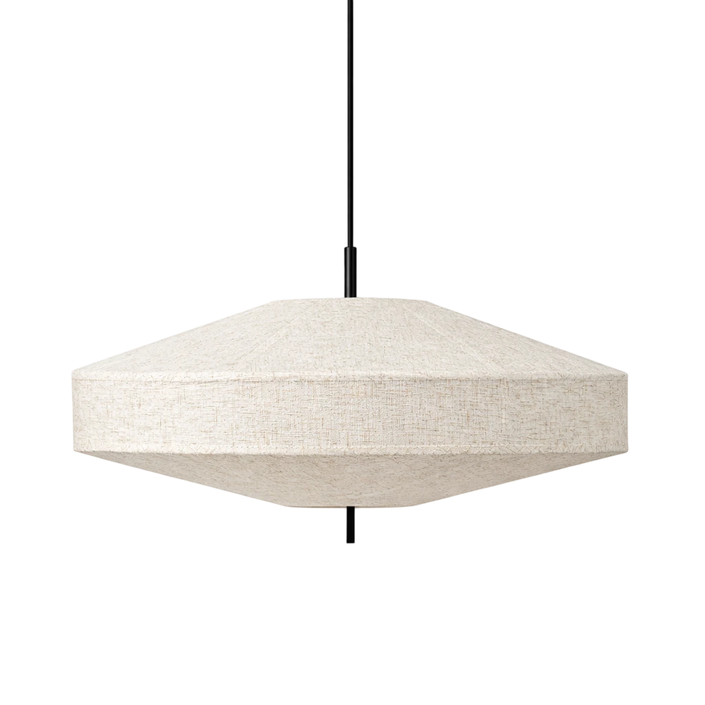 Hanglamp Oslo Off-white Linnenlook- Japandi Design