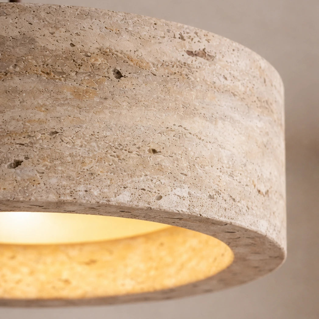 Travertin Hanglamp Senja - Japandi Design