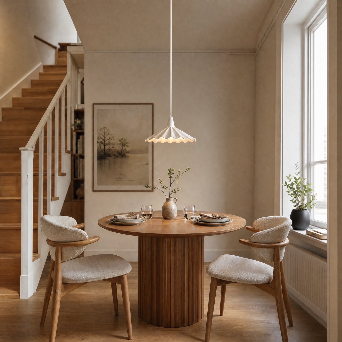 Golvende Hanglamp Stathelle - Japandi Design