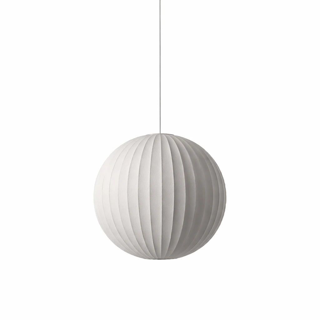 Witte Ronde Bol Hanglamp Vardo – Japandi Design