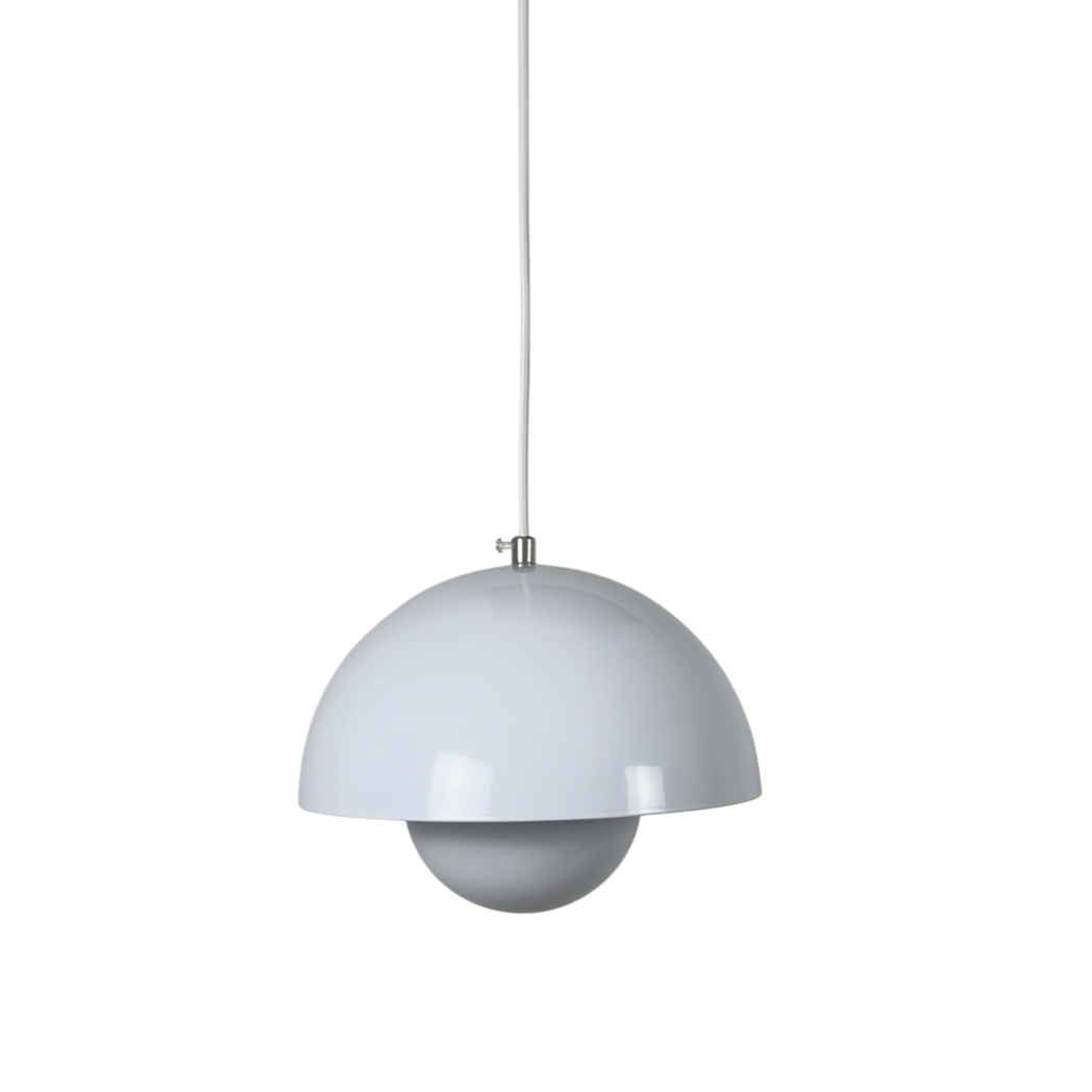 Witte Koepelvormige Hanglamp Vinstra - Scandi Design
