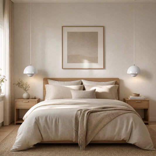 Witte Koepelvormige Hanglamp Vinstra - Scandi Design
