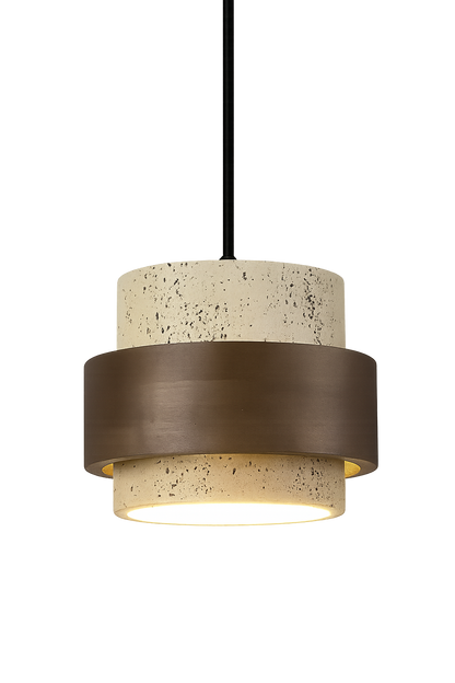 Travertin Hanglamp Gjovik - Japandi Design