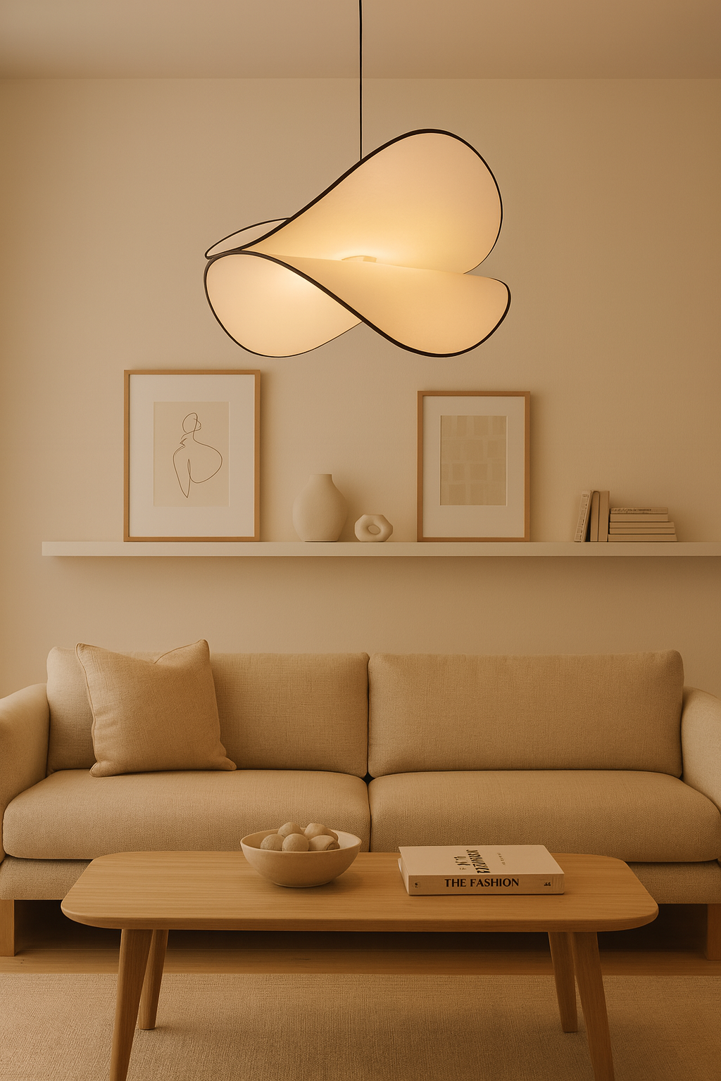 Golvende Hanglamp Kopervik - Modern Design