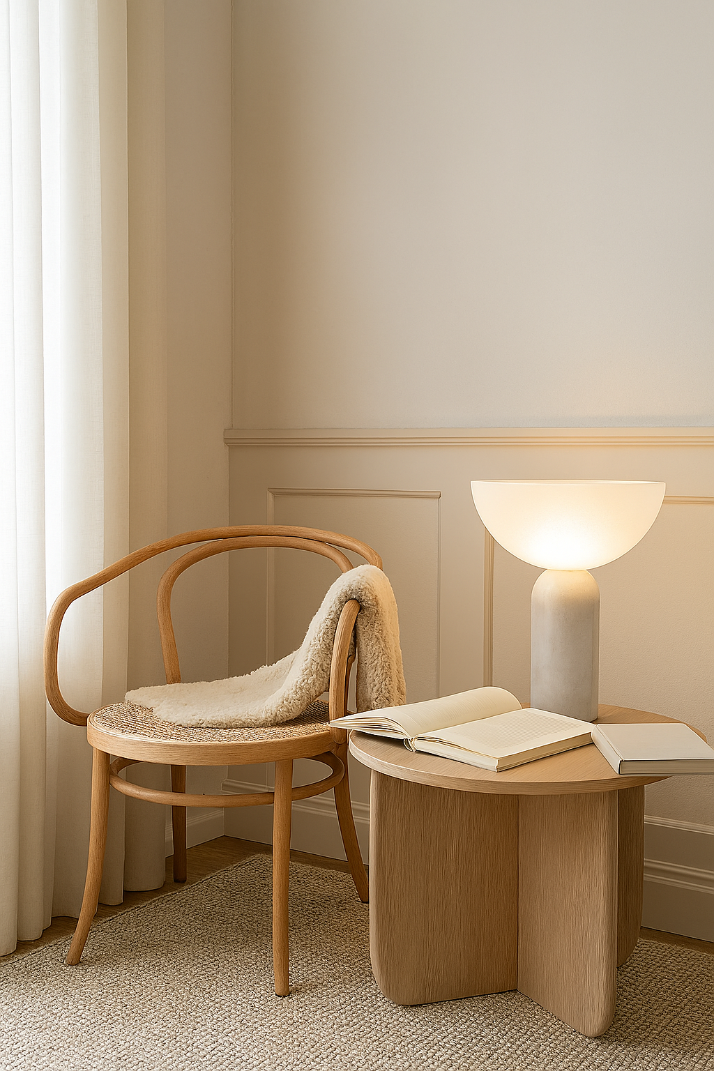 Marmeren Paddestoel Design Tafellamp Alta - Modern Design