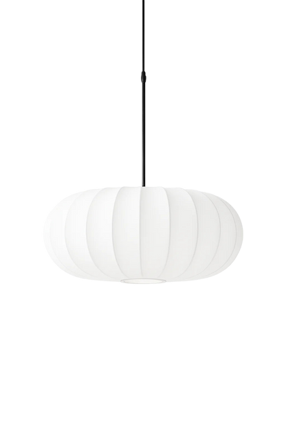 Witte Ovalen Hanglamp Tromso - Japandi Design