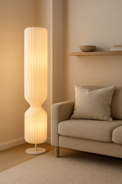 Witte Design Vloerlamp Odda - Japandi Design