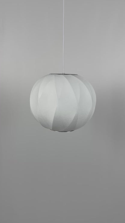 Witte Ronde Bol Hanglamp Hamar - Japandi Design