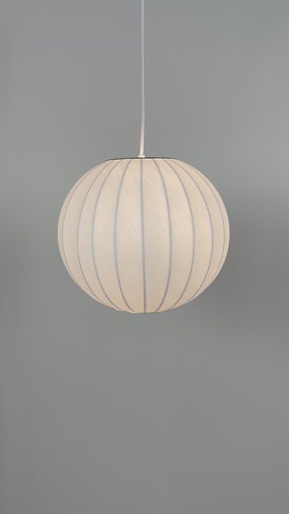 Witte Ronde Bol Hanglamp Vardo – Japandi Design