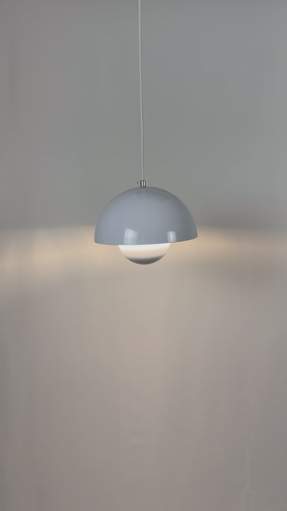 Witte Koepelvormige Hanglamp Vinstra - Scandi Design