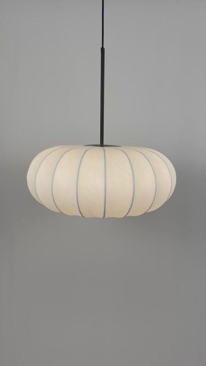 Witte Ovalen Hanglamp Tromso - Japandi Design